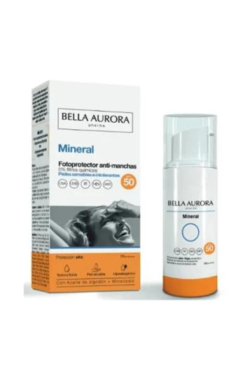 Bella Aurora Écran Solaire Minéral Anti-Taches SPF 50 50 ml