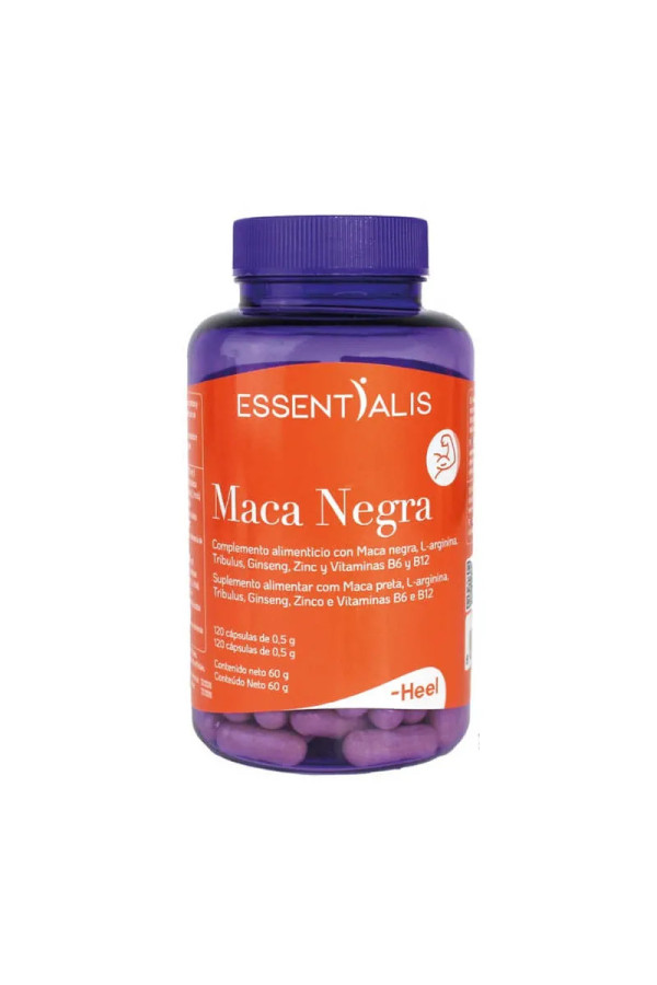 Essentialis Heel Maca Noire 120 Capsules