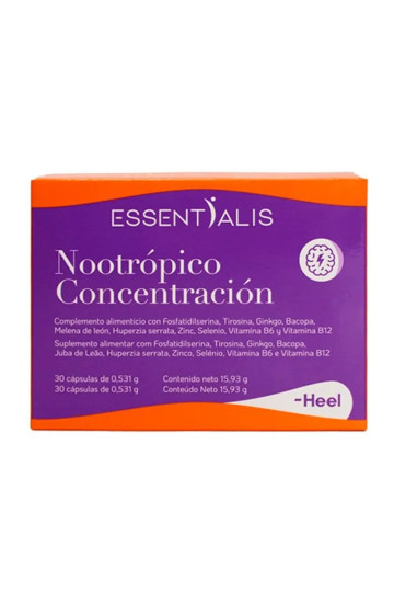 Heel Essentialis Nootropique Concentration 30 Capsules