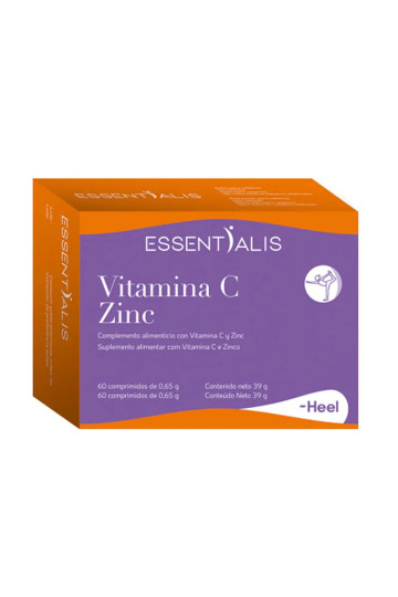 Heel Essentialis Vitamine C Zinc 60 Comprimés