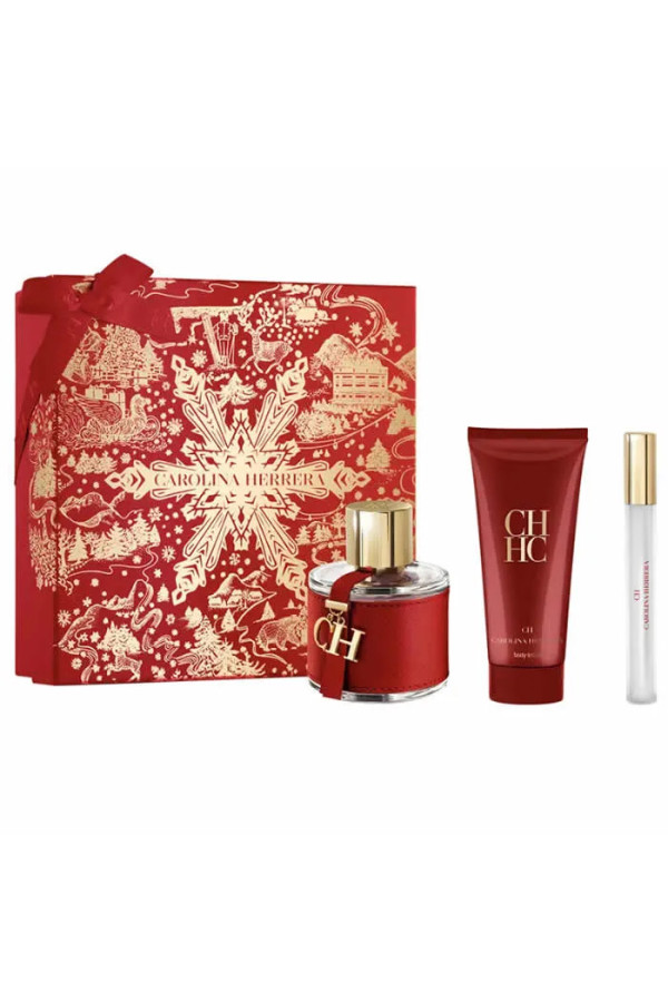 Carolina Herrera Ch Eau De Toilette Spray 100ml Coffret 3 Produits