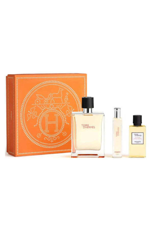 Hermès Set Terre Hermes Edt 100ml Gel 40ml Mini 15ml@