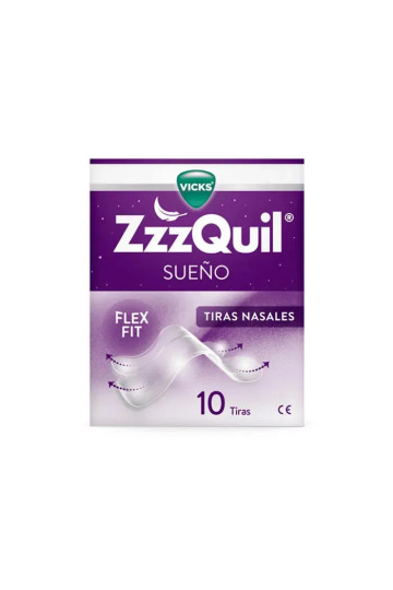 Bandelettes nasales ZzzQuil Sleep 10 unités
