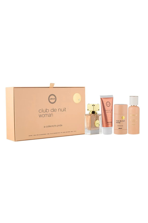 Armaf Club Denuit Woman Eau De Parfum 55un Spray Hair Mist 55ml Desodorante Stick 75ml Crema De Manos 50ml