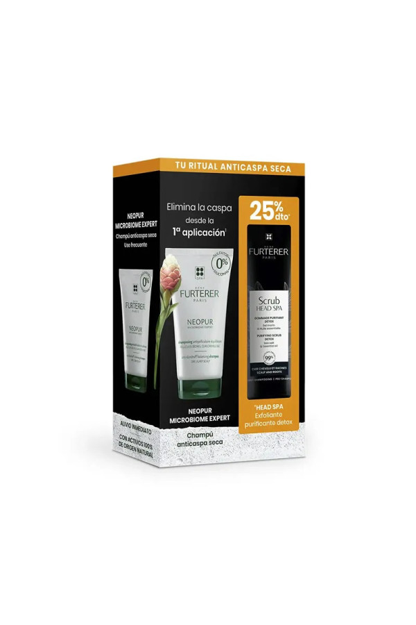 Rene Neopur Coffret Rituel Antipelliculaire Sec 2 Pièces 150 ml