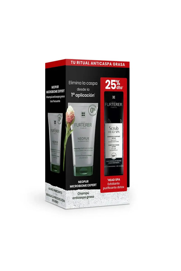 Rene Neopur Coffret Rituel Antipelliculaire Gras 2 Pièces 150 ml