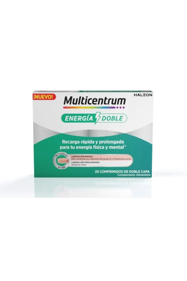 Multicentrum Double Energy 20 Comprimés