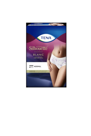 Tena Silhouette Normal Taille M  Blanc 12 Uds.