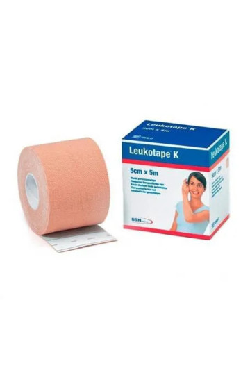 Bsn Medical Bande Adhesive Elastique Leukotape K Rose 5cmx5cm