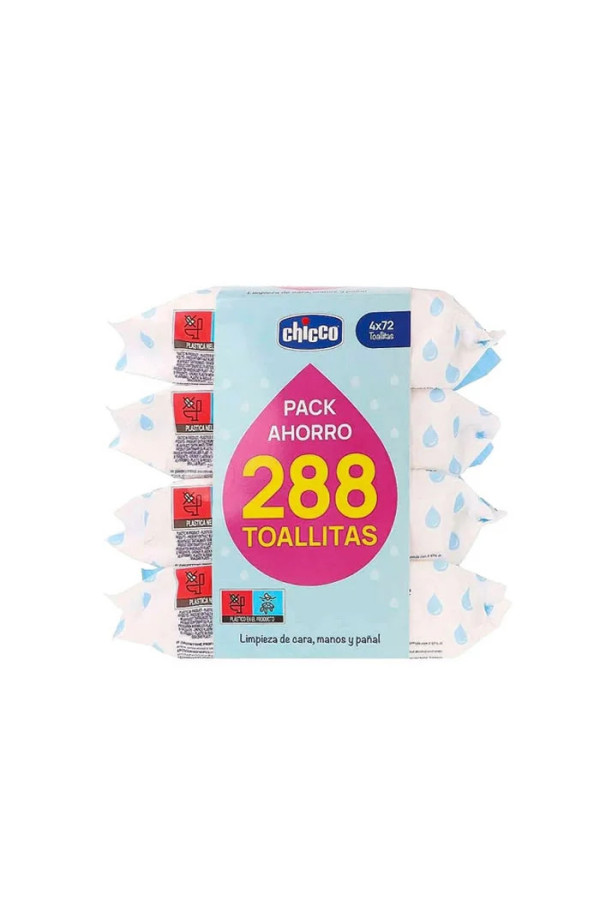 Lingettes Chicco 4 X 72 unités