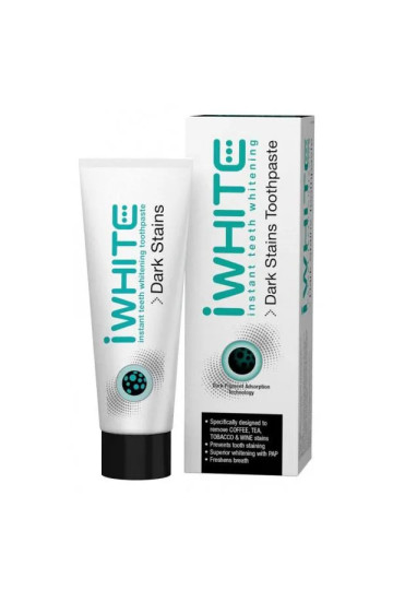 Iwhite Dentifrice Pour Taches Foncées 75ml Pinceau