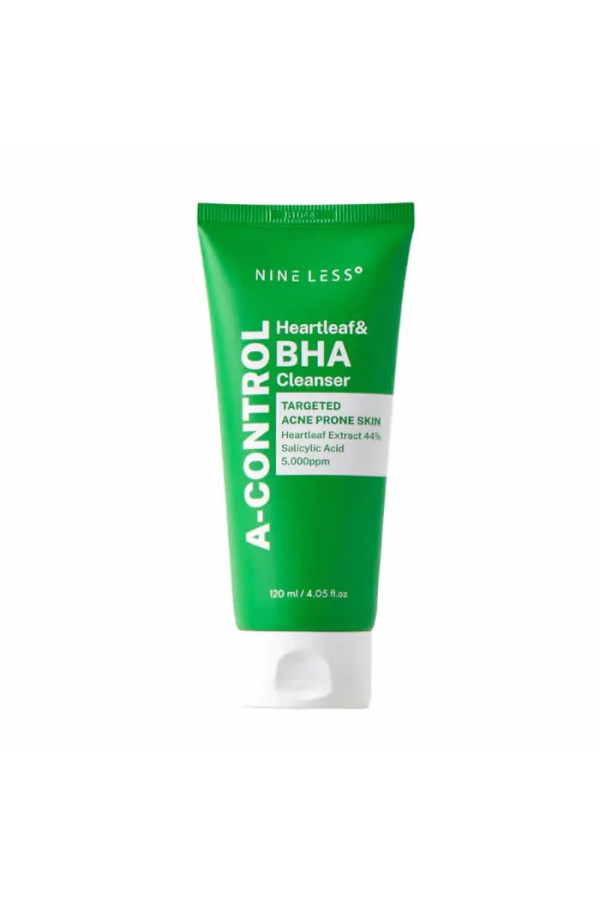 Nine Less A-Control Heartleaf & BHA Cleanser 120ml