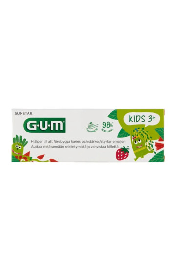 Gum Kids Dentifrice Saveur Fraise 50ml