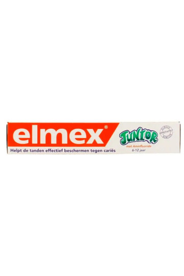 Elmex Dentifrice Junior 6-12 Ans 75ml  