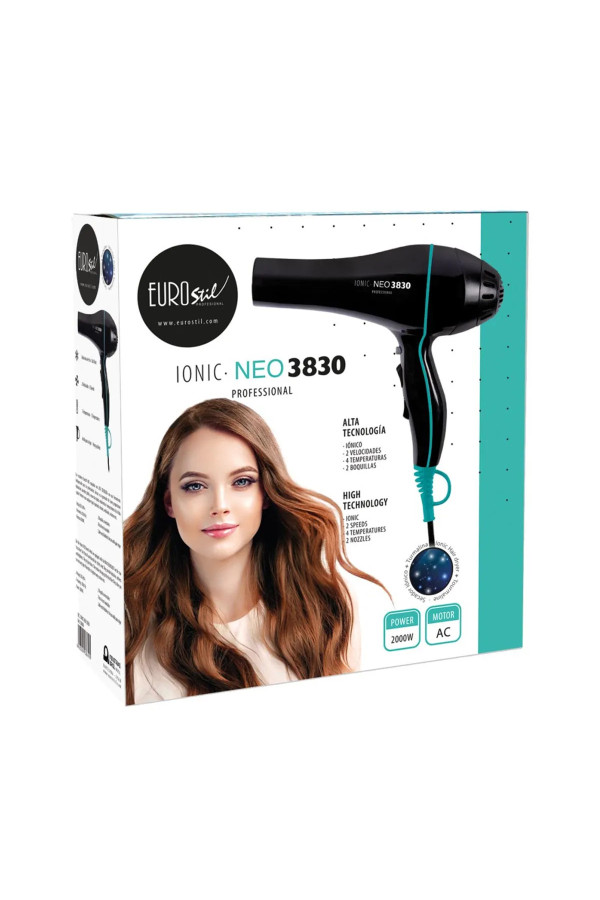 Eurostil Ionic Neo 3830 Profesional Secador Con Turmalina 2000w 1un