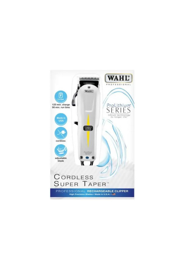 Wahl Super Taper Powerful Heavy Duty Cordless Clipper