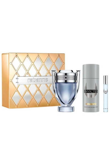 Paco Rabanne Estuche Invictus Eau De Toilette 100ml Desodorante 150ml Eau De Toilette 10ml