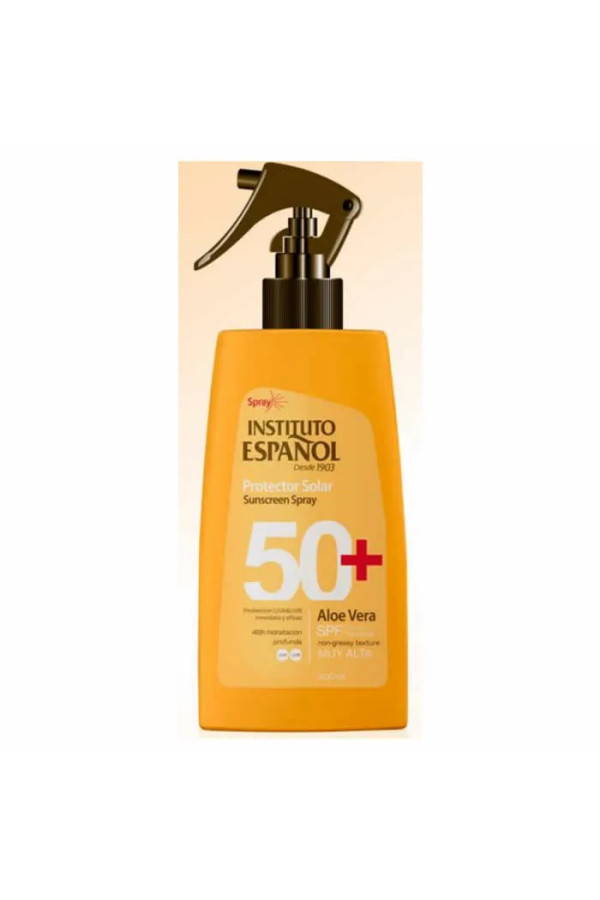 Instituto Español Sunscreen Spray Aloe Vera Spf50 300ml
