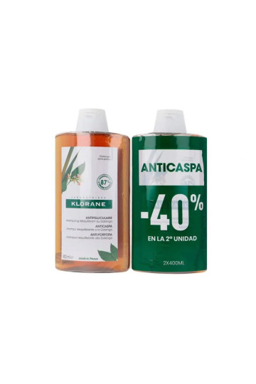 Klorane Duplo Shampoing Galanga 2x400ml