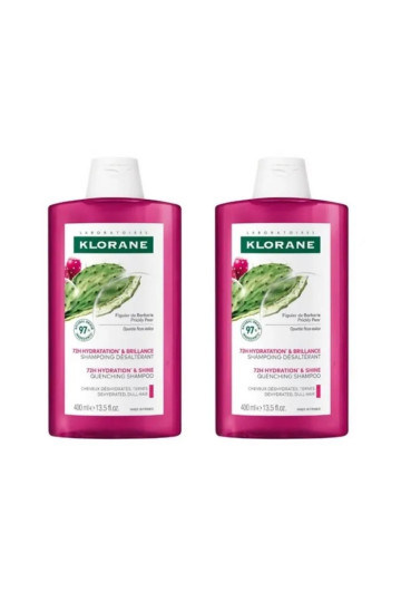 Klorane Duplo Shampoing Figue de Barbarie 2x400ml
