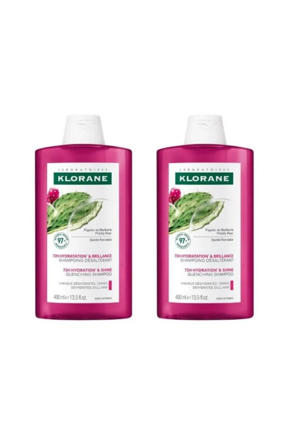 Klorane Duplo Shampoing Figue de Barbarie 2x400ml