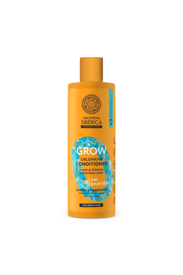 Natura Siberica Oblepikha Grow Peptides Acondicionador Cabello Debil 400ml