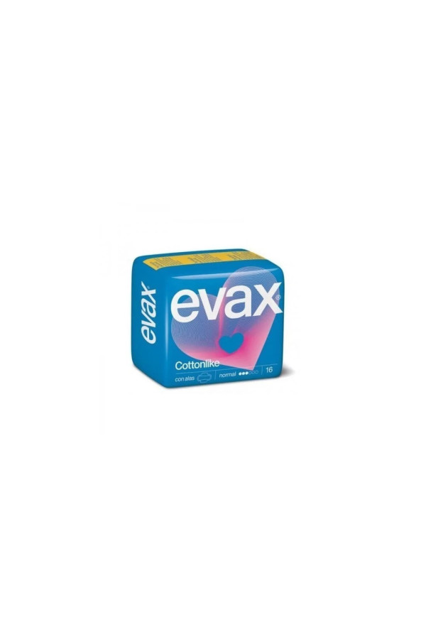 Compresas Evax Cottonlike Normal Alas 16