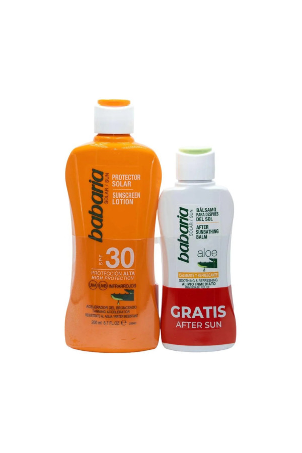 Babaria Aloe Protector Solar Spf30 200ml Balsamo After Sun 1u