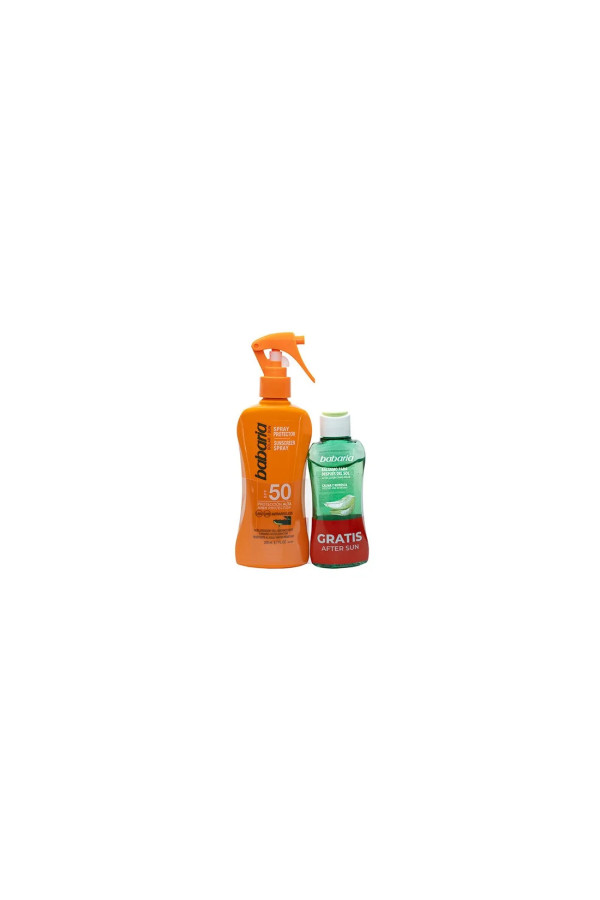 Babaria Aloe Spray Protector Spf50 200ml Spray Balsamo After Sun 1u