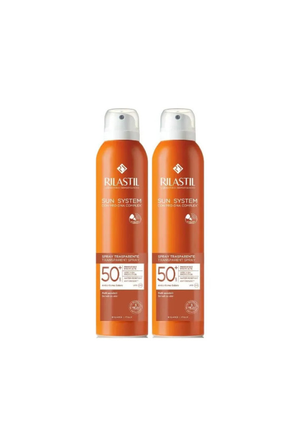 Rilastil Sun System Spray Transparent Spf50+ Duplo 2x200ml