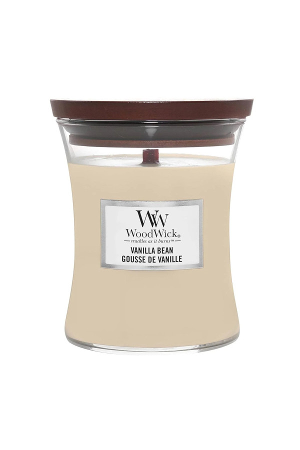 Woodwick Vela Vanilla Bean 275g