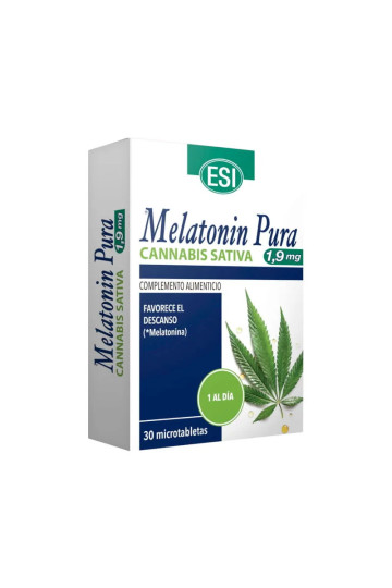 Esi Pure Mélatonine Cannabis Sativa 1,9 mg 30 Microcomprimés