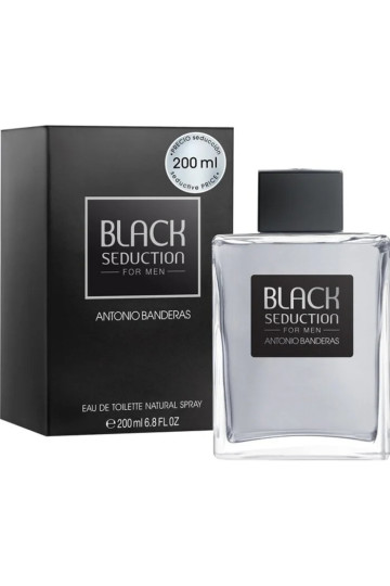Antonio Banderas Black Seduction Eau de Toilette Spray 200ml