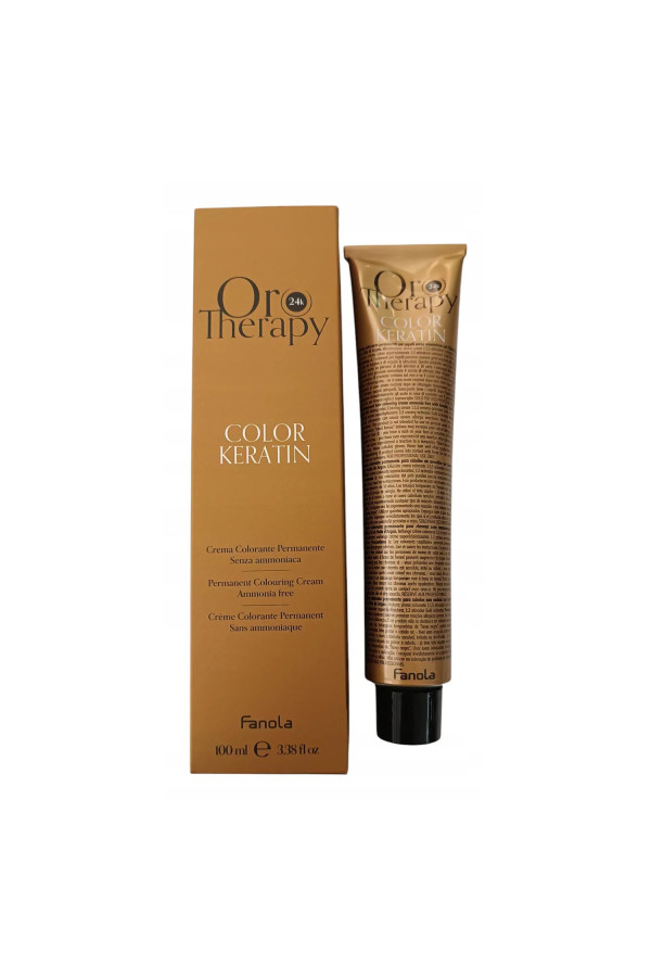 Fanola Oro Therapy Color Keratin Crema Colorante 6,31 Dark Blonde Sand 100ml