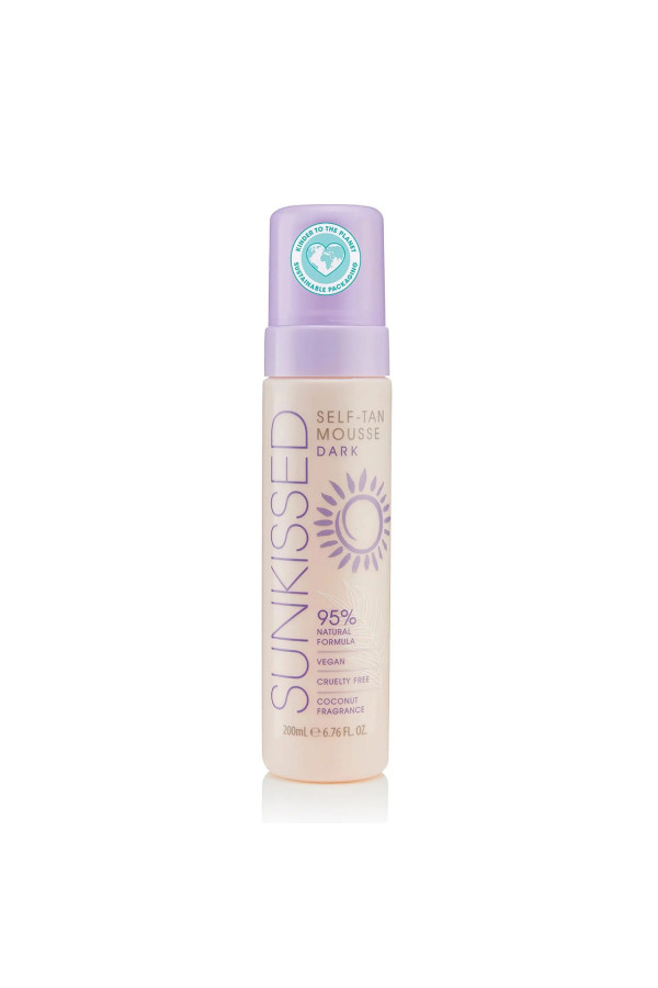 Sunkissed Self-Tan Mousse Dark Coconut Fragrance 200ml