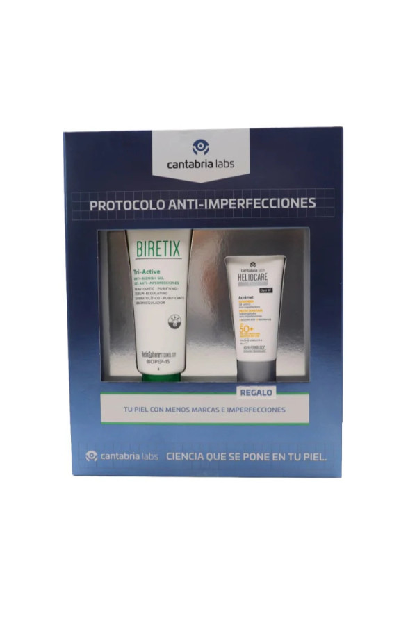 Biretix Tri-Active Anti Blemish Gel 50ml Coffret 2 Produits