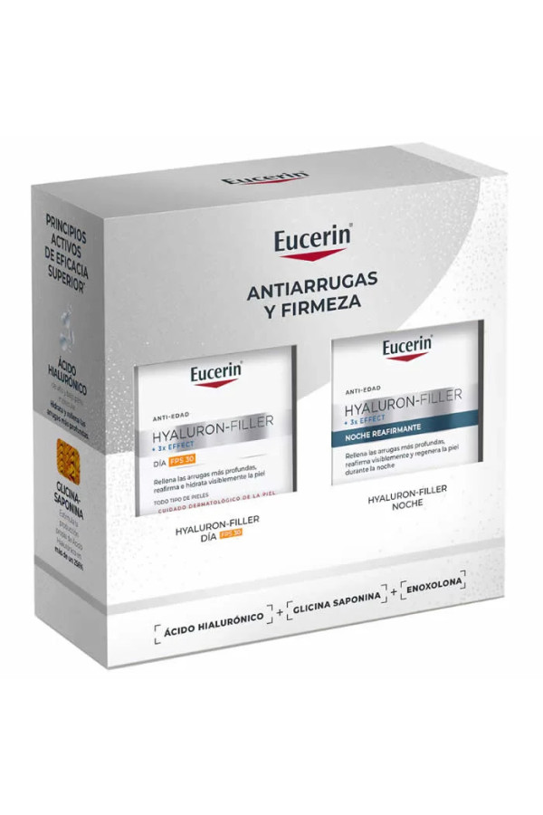 Eucerin Hyaluron Filler X3 Effect Day Cream Spf30 50ml Coffret 2 Produits