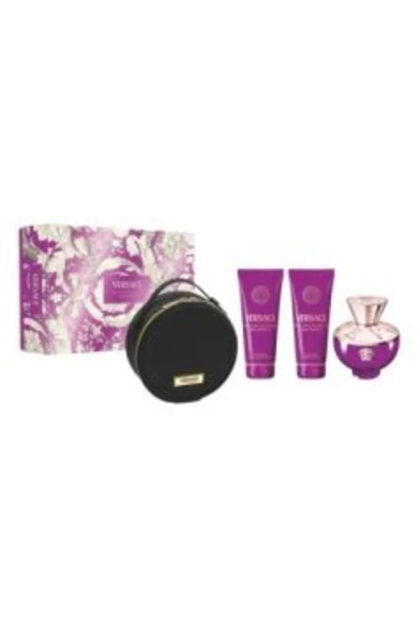 Versace Dylan Purple Eau de Perfume Spray 100ml Set 4 Pieces