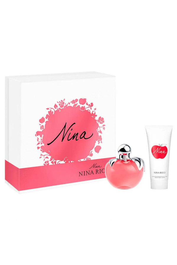 Nina Ricci Nina Eau De Toilette Recargable 80ml Creamy Loción Corporal 75ml