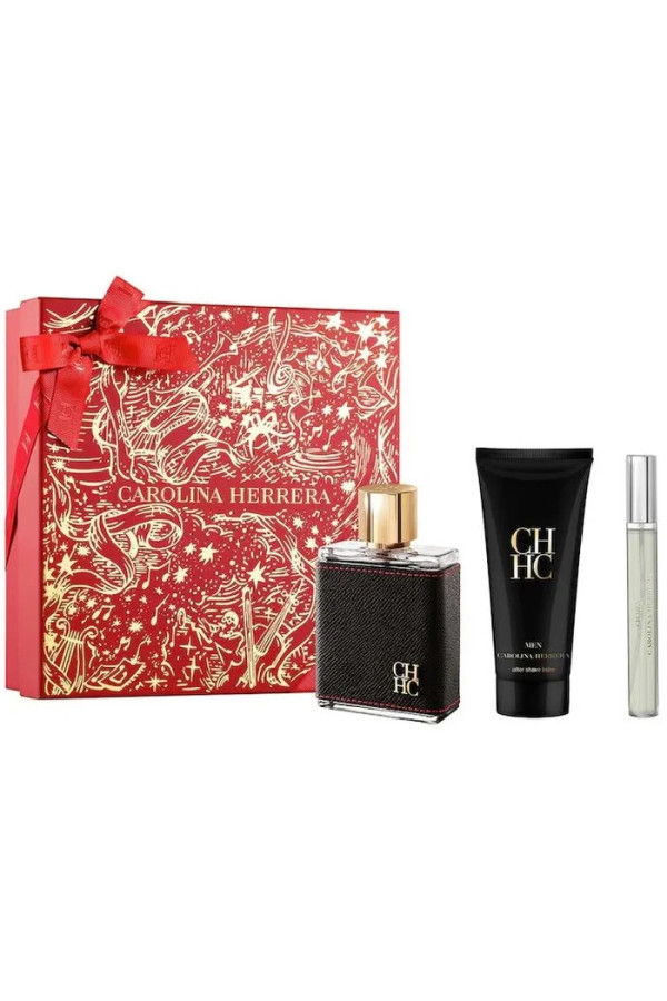Carolina Herrera Ch Men Eau De Toilette Vaporisateur 100ml Coffret 3 Produits