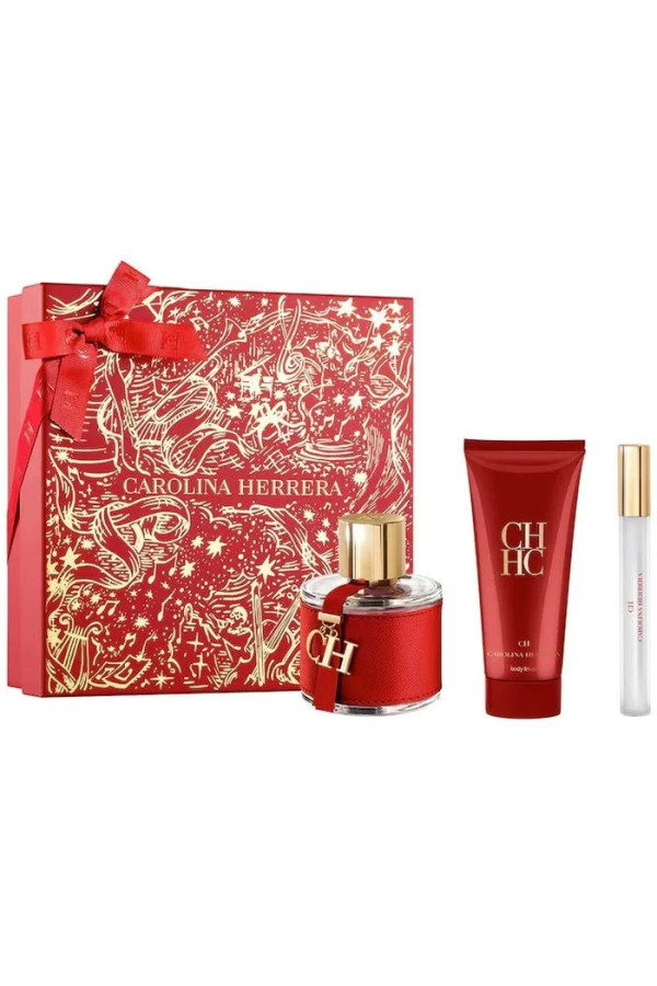 Carolina Herrera Ch Eau De Toilette Vaporisateur 100ml Coffret 3 Produits