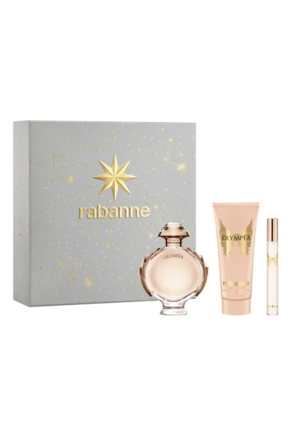 Rabanne Olympéa Eau De Parfum Vaporisateur 80ml Coffret 3 Produits