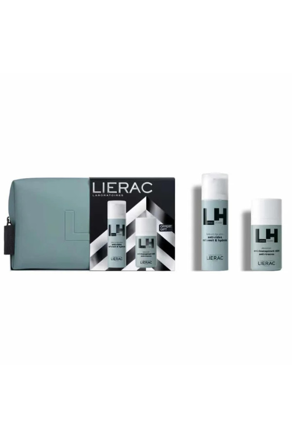 Lierac Homme Fluide Anti Age Global 50ml Coffret 3 Produits