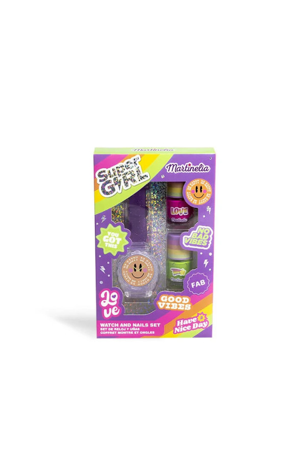 Martinelia Super Girl Watch And Nails Set 