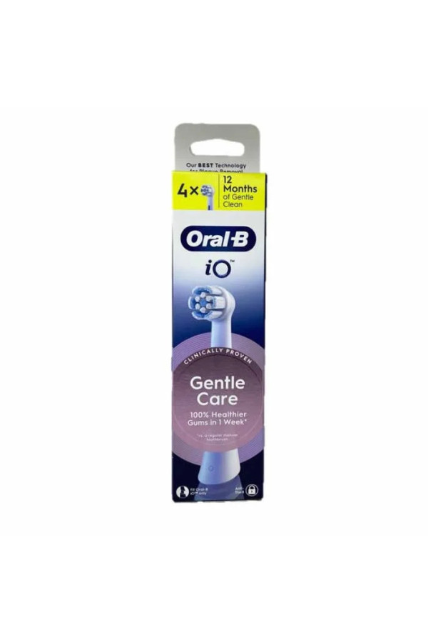 Oral-B iO Gentle Care White Replacement Heads 4 Pack