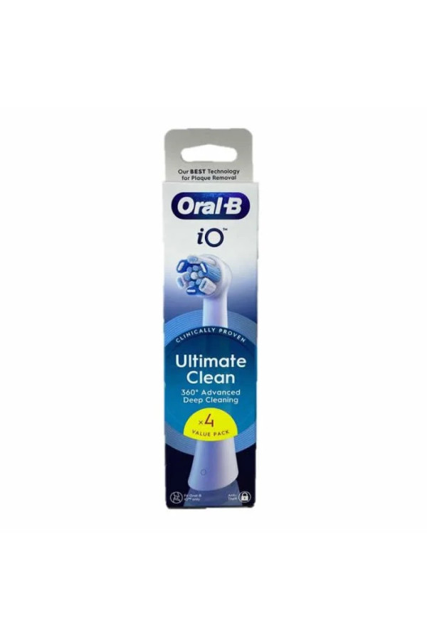 Oral-B iO Ultimate Clean White Replacement Heads 4 Pack