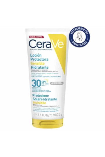 CeraVe Invisible Hydrating Protective Lotion Spf30 75ml