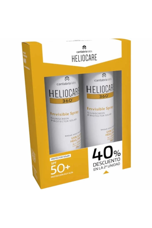 Heliocare 360 Invisible Spray Spf50+ 2x200ml