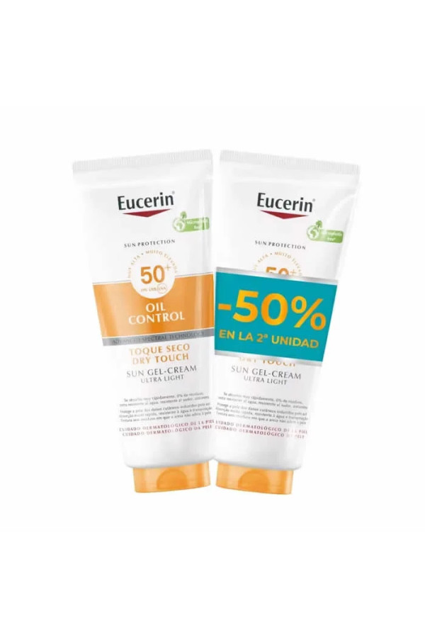 Eucerin Oil Control Dry Touch Sun Gel Cream Ultra Light 2x200ml