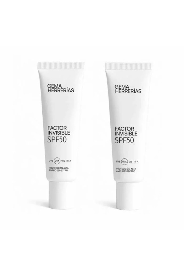 Gema Herrerias Factor Invisible Spf50 2x50ml